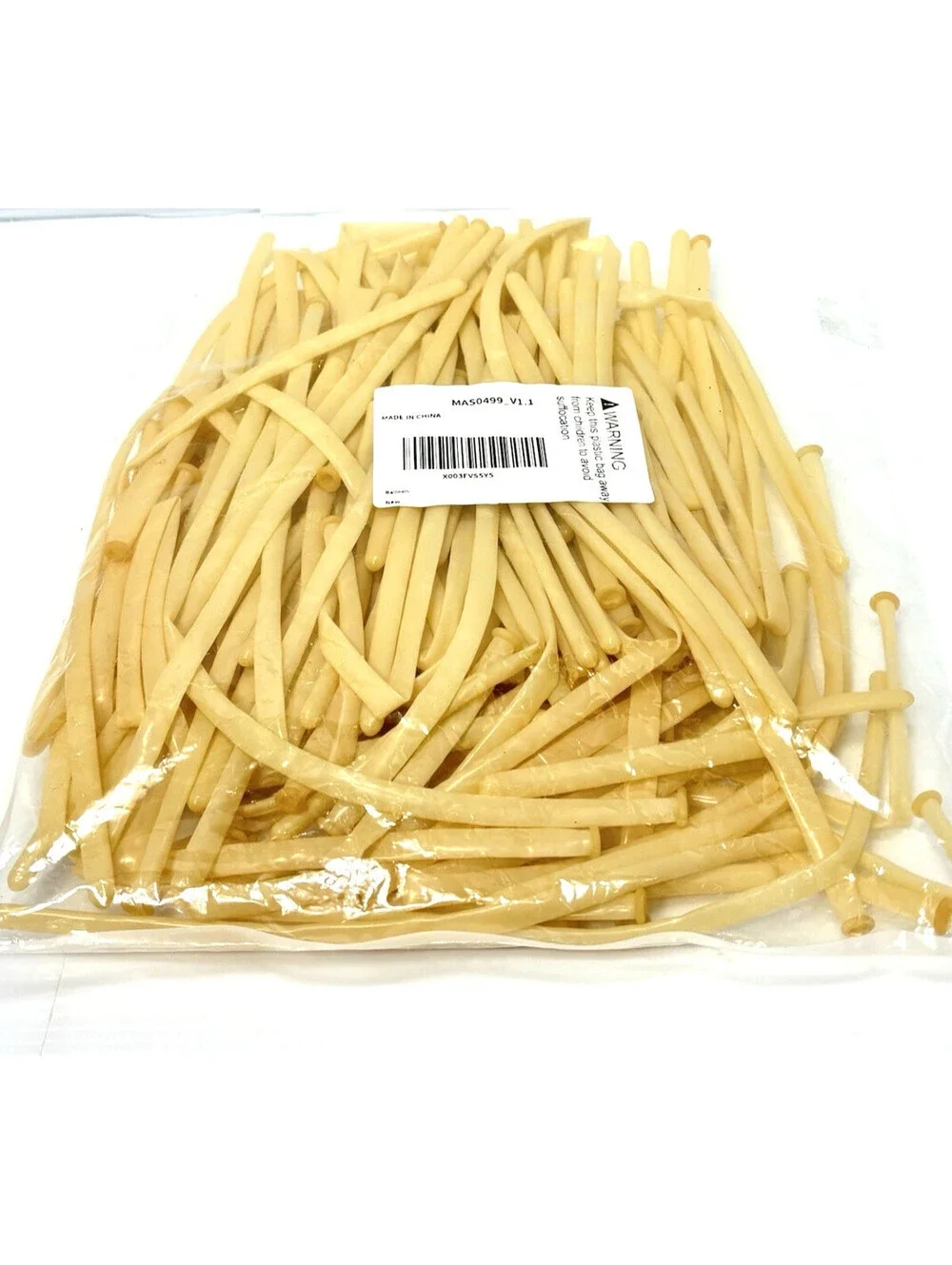 Long Twisting Balloons Latex Balloon Animals Modeling Bulk Pack Tan Beige MAS009